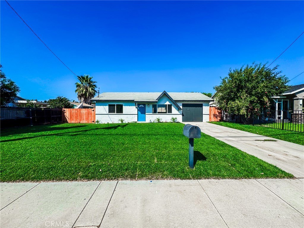 Front of the home, W Franklin Ave, Pomona